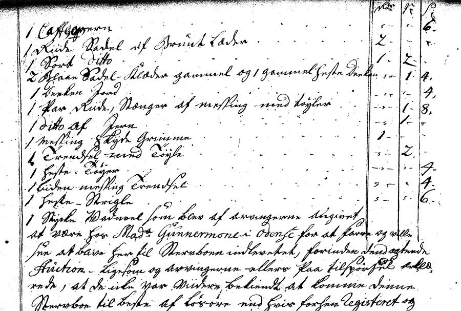 Eiler Struch - Skifte 1776, fol.96